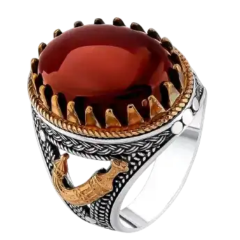 انگشتر Red Agate
