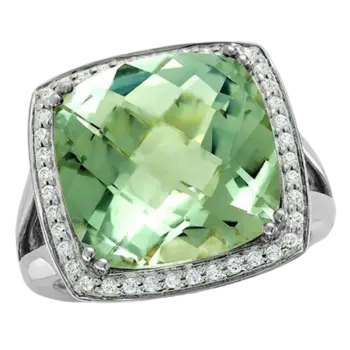 انگشتر کوارتز سبز Green Quartz