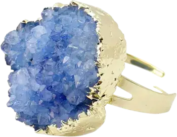 بهترین معادن Blue Calcite دنیا انگشتر کلسیت آبی