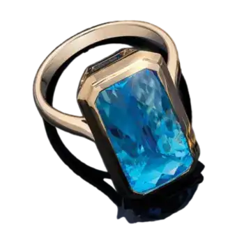 سنگ تولد چه ماهی است ؟ توپاز آبی Blue Topaz