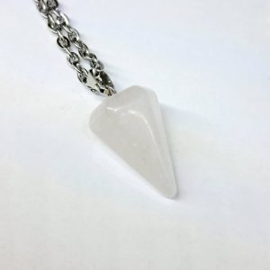 گردنبند سنگ رز کوارتز طبیعی - RO2 2
