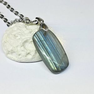 گردنبند سنگ لابرادوریت - L053 2