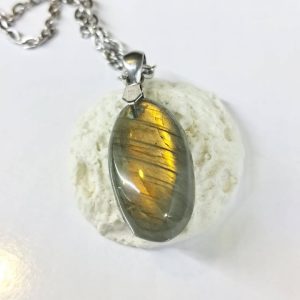 گردنبند سنگ لابرادوریت - L50 1