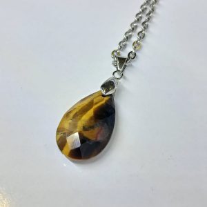 گردنبند سنگ چشم ببر - 25g 1